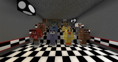 Текстур пак для майнкрафт по Five Nights At Freddy Minecraft Minecraft