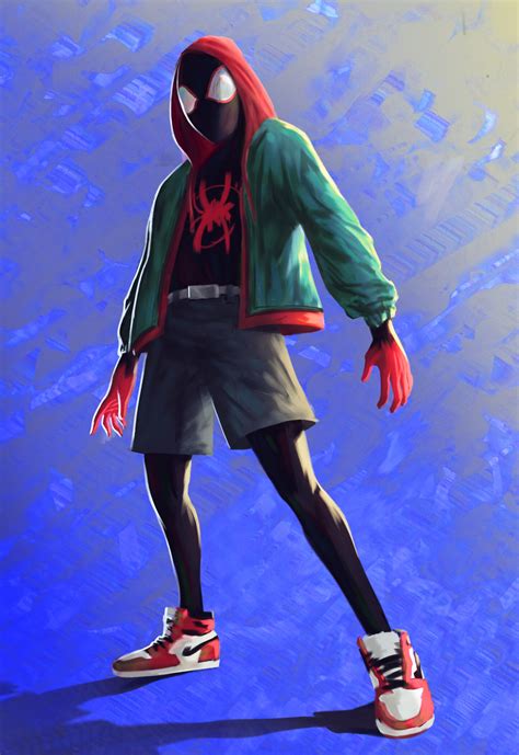 Artstation Spider Man Multiverse Miles Morales