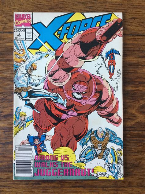 X Force 3 Oct 1991 Marvel Comics W Juggernaut Etsy