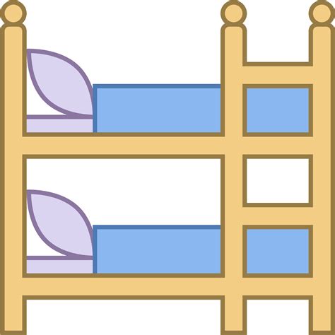 Bunk Icon Free Download Png And Vector Bunk Bed Clipart Full Size