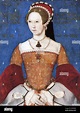 Un retrato de la reina María I (Bloody Mary), que fue la reina de ...