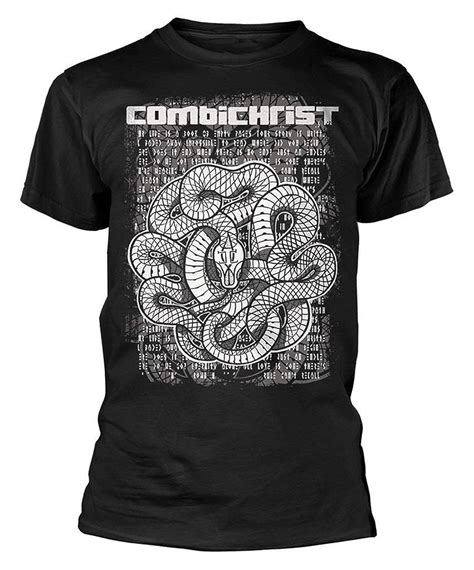 Black T Shirt Combichrist Exit Eternity T Shirts Men