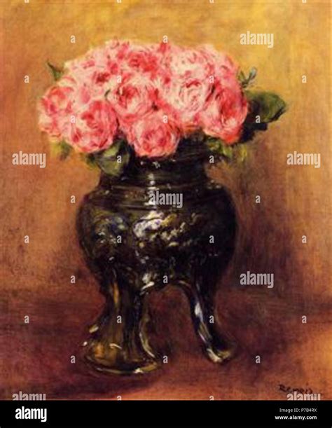 Work By Pierre Auguste Renoir Before 1919 71 Renoir Roses In A