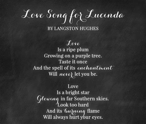 50 Fresh Love Poems By Langston Hughes Poems Ideas