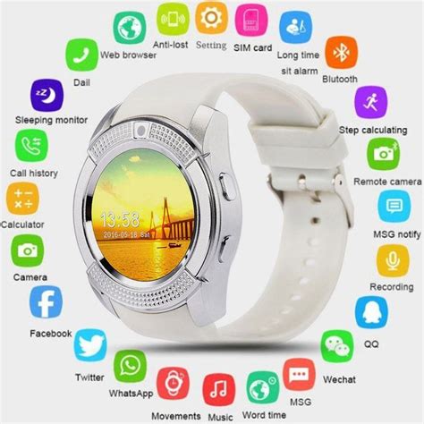 Smart Watch Bluetooth Smartwatch With Camera Touch Screen Sim Card Slot