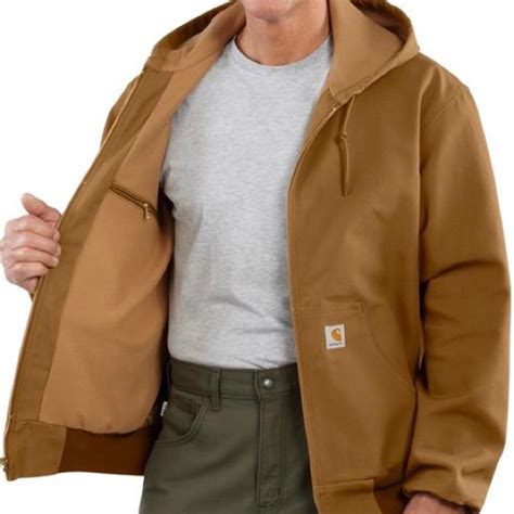 Carhartt Jackets And Coats Loose Fit Firm Duck Thermallined Active Jac Warm Rating Poshmark