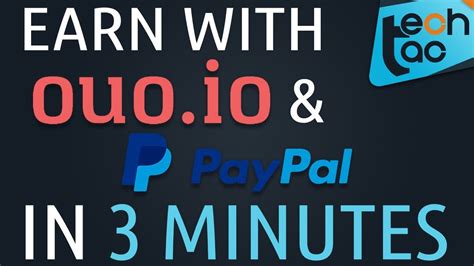 How To Earn Per Day Online With Ouo Io And Paypal With Proof