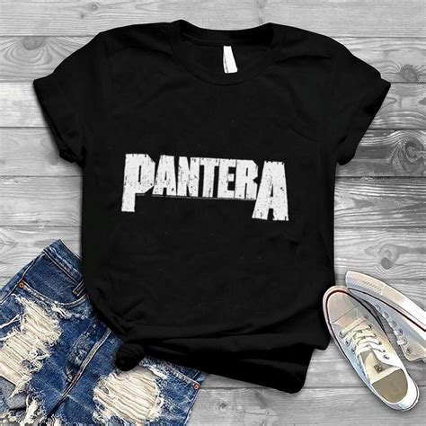 Pantera Official White Logo T Shirt