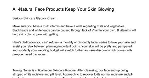 Finding Answers For Your Aging Skin Problemsyeullpdfpdf Docdroid