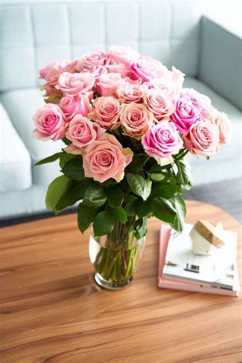 Continue doing the same with all the roses. Pink Roses Flower Bouquet - 48 Pink Roses Long Stem - 4 ...