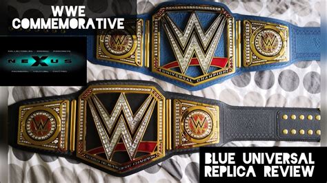 Wwe Blue Universal Commemorative Replica Belt Review Youtube