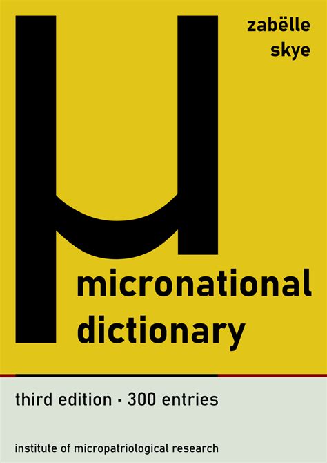 Micronational Dictionary Microwiki