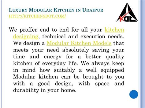 Ppt Luxury Modular Kitchen In Udaipur Powerpoint Presentation Free