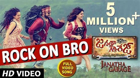 Published on mon, 31 oct 2016. Rock On Bro Full Video Song HD 1080P | Janatha Garage ...