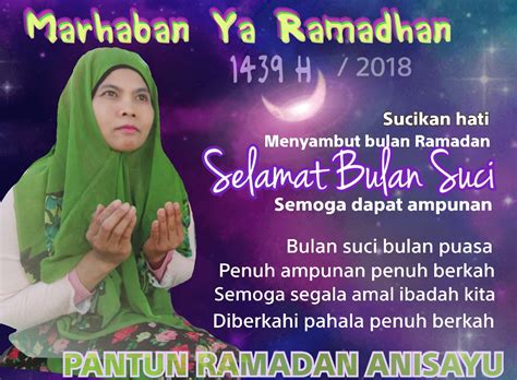 Puisi Cinta By Anisayu Puisi Pantun Menyambut Bulan Puasa Ramadan 1439