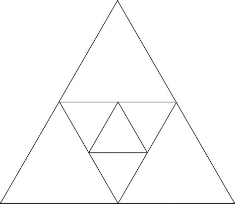 Equilateral Triangles Inscribed In Equilateral Triangles Clipart Etc