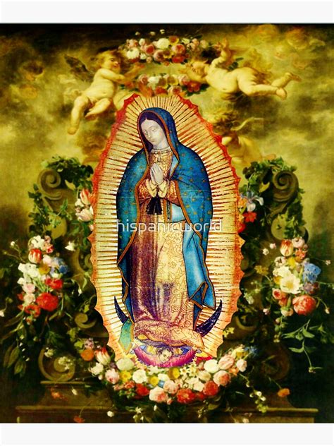Our Lady Of Guadalupe Mexican Virgin Mary Mexico Aztec Tilma 20 105 Sticker For Sale By