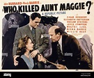 WHO KILLED AUNT MAGGIE?, US poster, from left: Tom Dugan, John Hubbard ...