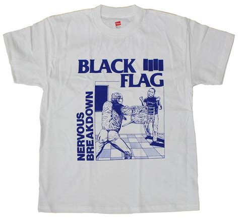 Black Flag Nervous Breakdown Shirt Fully Licensed Punk Rock