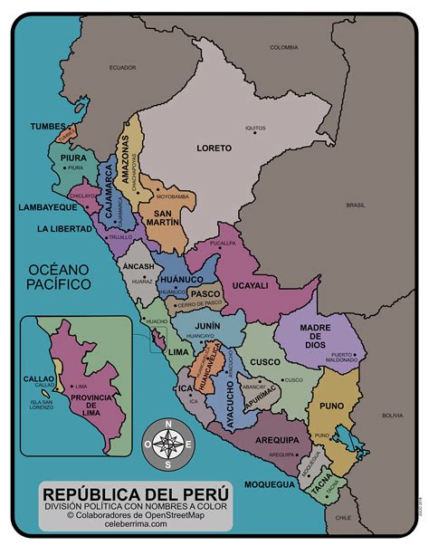 Mapa De Peru Y Sus Provincias