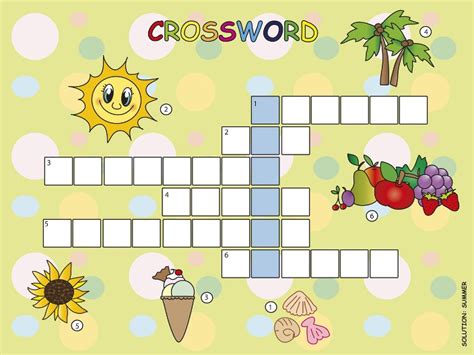 Look through the topics below to find just the right ones for your favorite kids. Crossword Puzzles for Kids