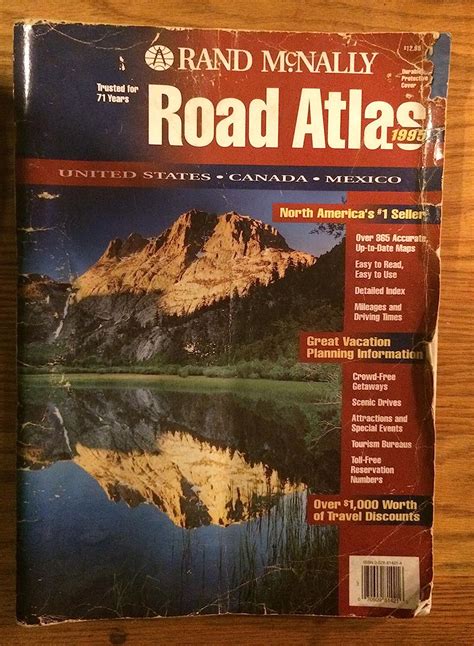 Road Atlas 1995united States Canada Mexico Rand Mcnally Road Atlas