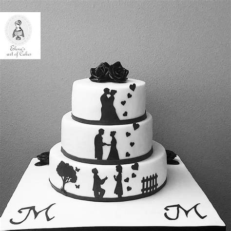 Wedding Cake Decorated Cake By Elenasartofcakes Cakesdecor