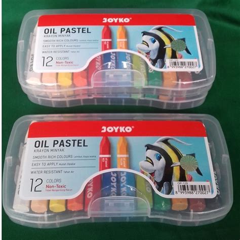 Jual Crayon 12 Warna Oil Pastels Oil Pastel Bukan Pensil Warna