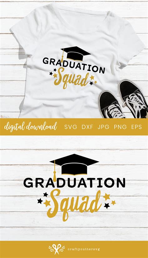 Graduation Squad Svg Cut File Graduation Cricut File
