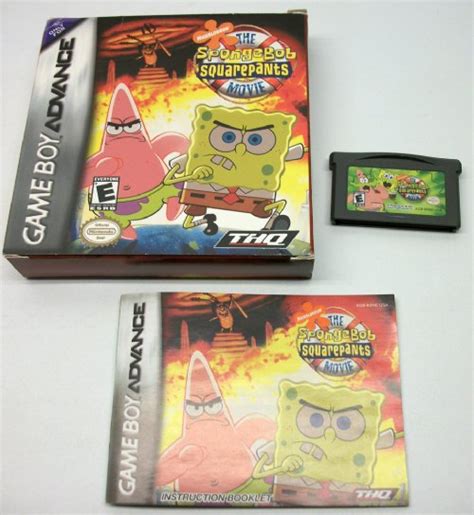 Spongebob Squarepants The Movie Gameboy Advance Boxed Complete