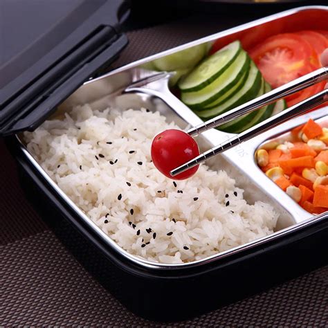 Lunch Box With Compartments Microwave Bento Box For Kids School Picnic