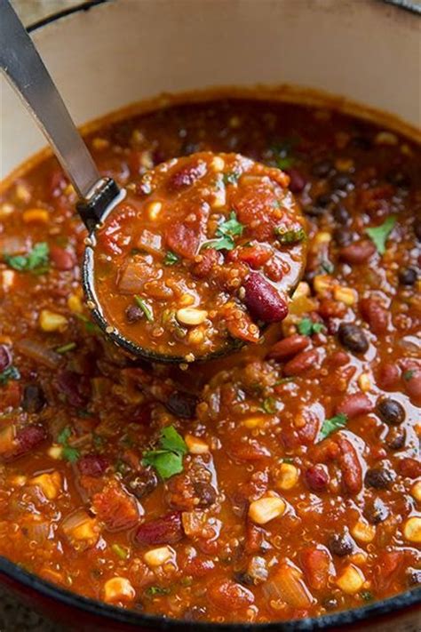 The name of a social networking site that lets people share images and videos from their own. Cooking Pinterest: Vegetarian Quinoa Chili Recipe