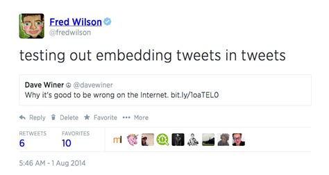 Feature Friday Embedding Tweets Inside Tweets Avc