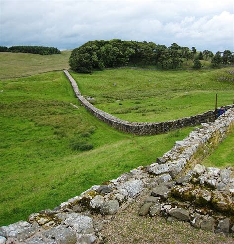 Five Hadrians Wall England Hadrians Wall Roman Britain Tourist Places