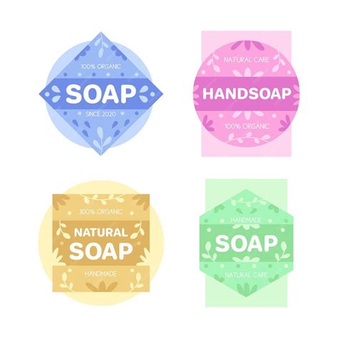Free Vector Soap Logo Template Collection