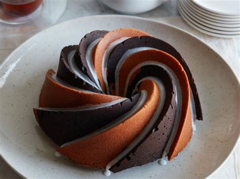 Chocolate Vanilla Swirl Bundt Cake Recipe Food Network Kitchen Food