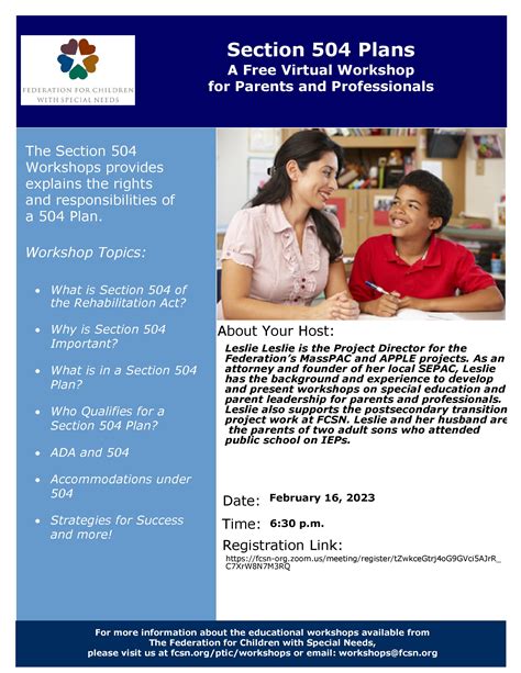 Upcoming Events Woburn Special Education Parent Advisory Council