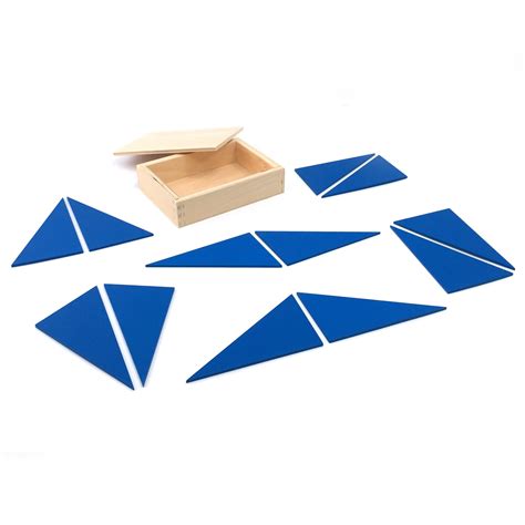 The Constructive Blue Triangles Childrens House Montessori Materials