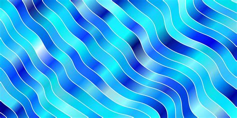 Dark Blue Vector Texture With Curves Abstract Illustration With