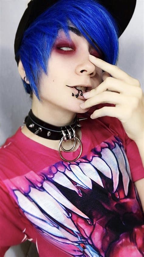 Monster Boy Cute Emo Boys Pastel Goth Makeup Anime Hair
