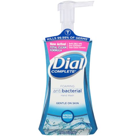 Dial Foaming Antibacterial Hand Wash Spring Water 75 Fl Oz