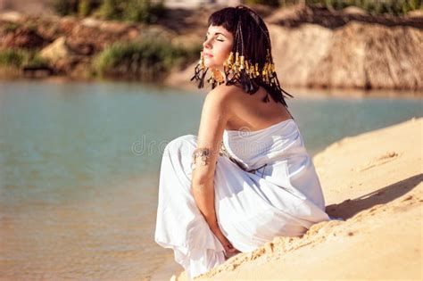 Egyptian Queen Stock Image Image Of Summer Sunshine