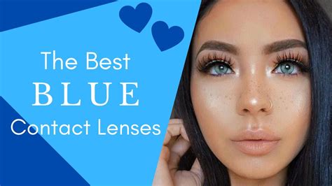 The Best Blue Colored Contact Lenses Lensme Youtube