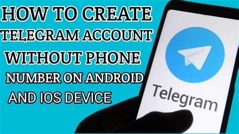 How To Create Telegram Account Without Phone Number Latest Mathod