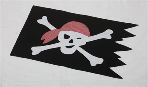 Pattern Jolly Roger Pirate Flag