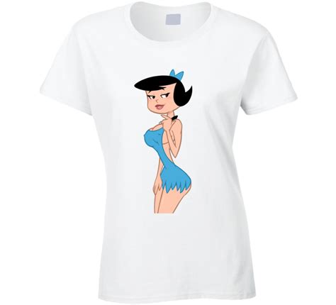 Sexy Betty Rubble From The Flintstones Cartoon Ladies T Shirt