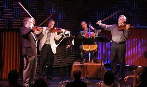 Emerson String Quartet Performs At Both Joes Pub And Avery Fisher Hall