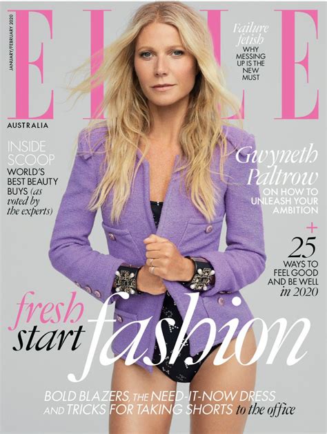 Gwyneth Paltrow In Elle Magazine Australia January 2020 Hawtcelebs