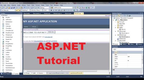 Aspnet Tutorial 1 Introduction And Creating Your First Aspnet Web