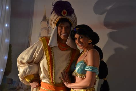 Meeting Prince Ali Aladdin And Jasmine At The Princess A Flickr